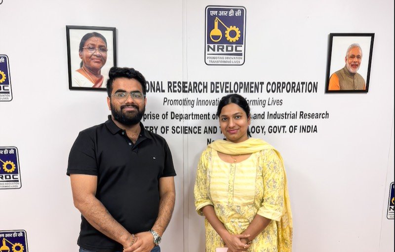 SOMAWA founders at the National Research Development Corporation — Ministry of Science and Technology, Government of India