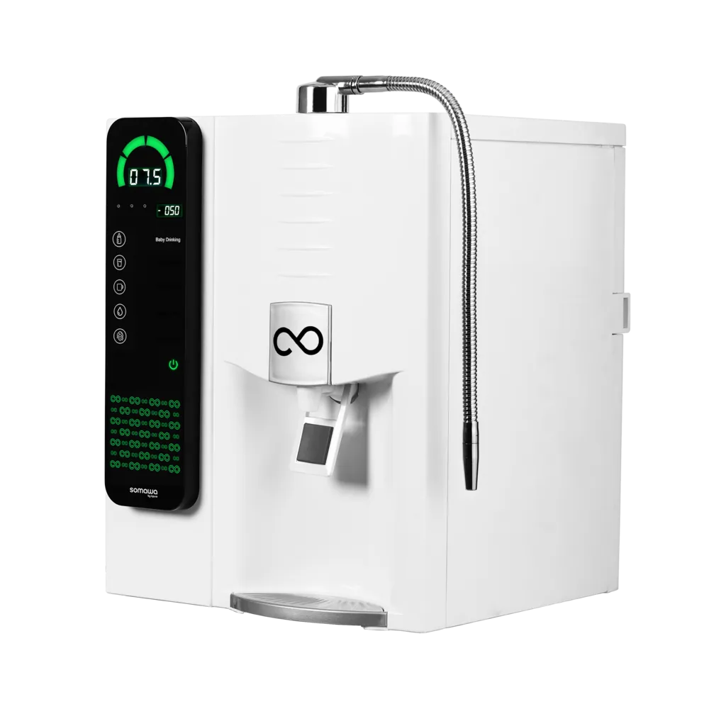 Udaka panel showing pH 7.5 — neutral white illumination