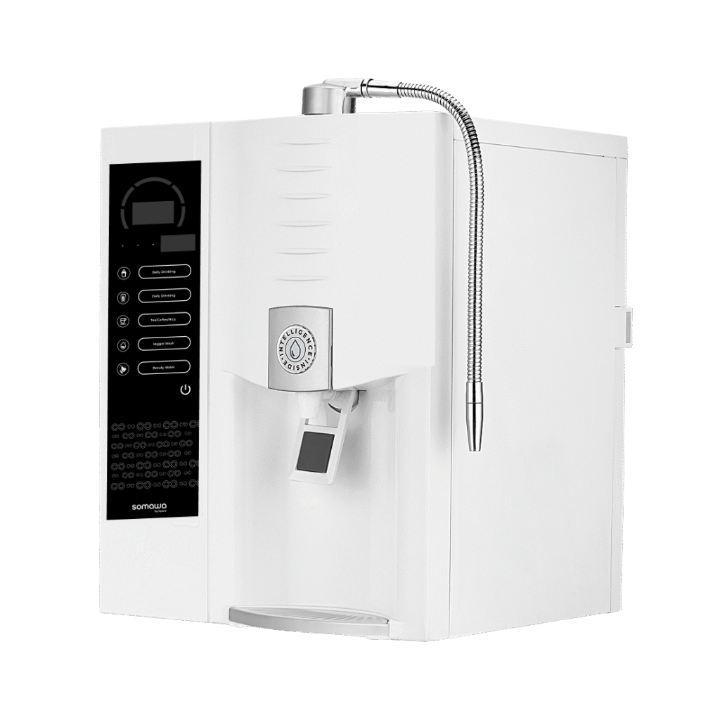Somawa Udaka water purifier featuring advanced technologies and sleek design.