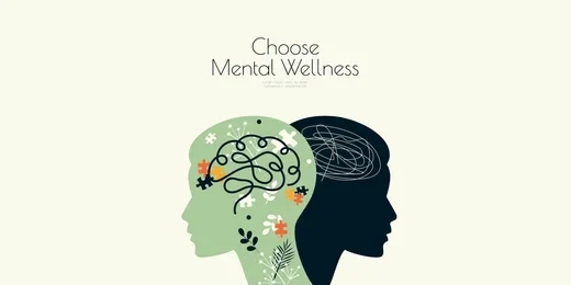 A serene image depicting the mental health benefits of Somawa Ionizer Water, emphasizing clarity, calmness, and well-being