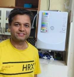 Customer testimonial for Somawa water purifiers, highlighting satisfaction and trust.